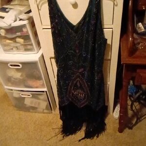 Beaded Fringe Dress